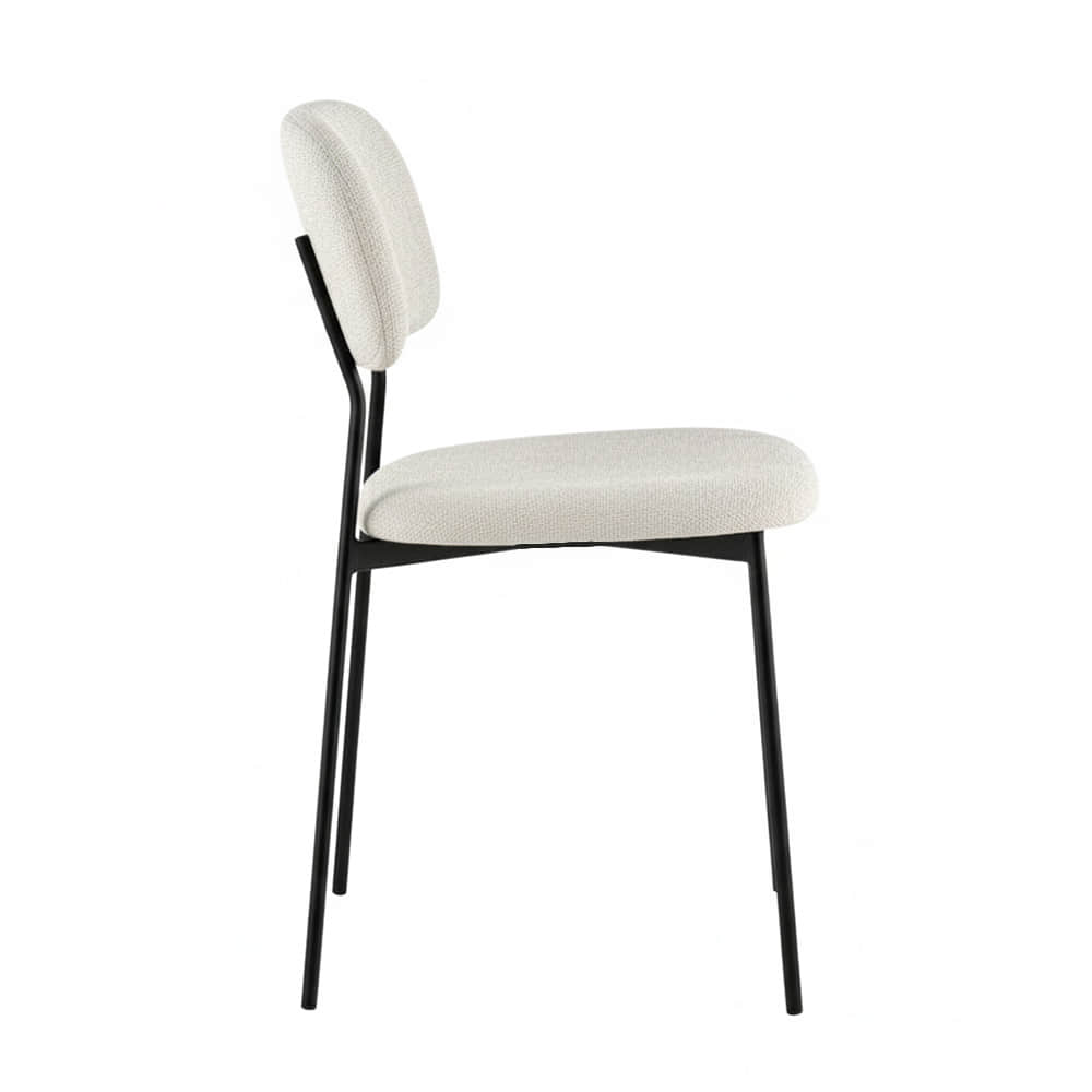 Comfortable dining room chair with cushions