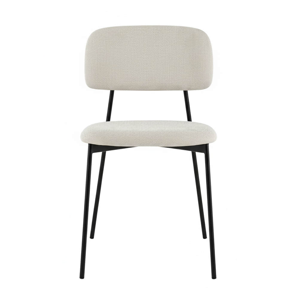 Comfortable dining room chair with cushions