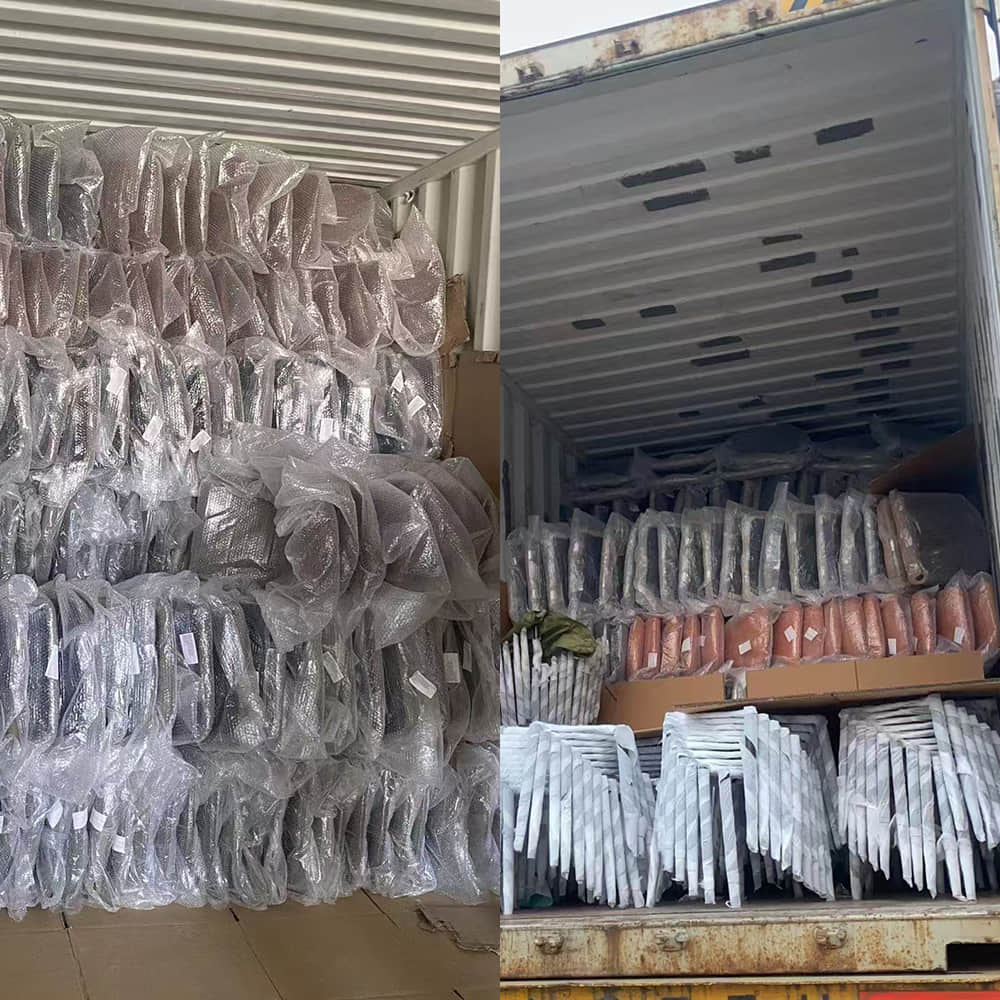 Comfortable dining room chair with cushions