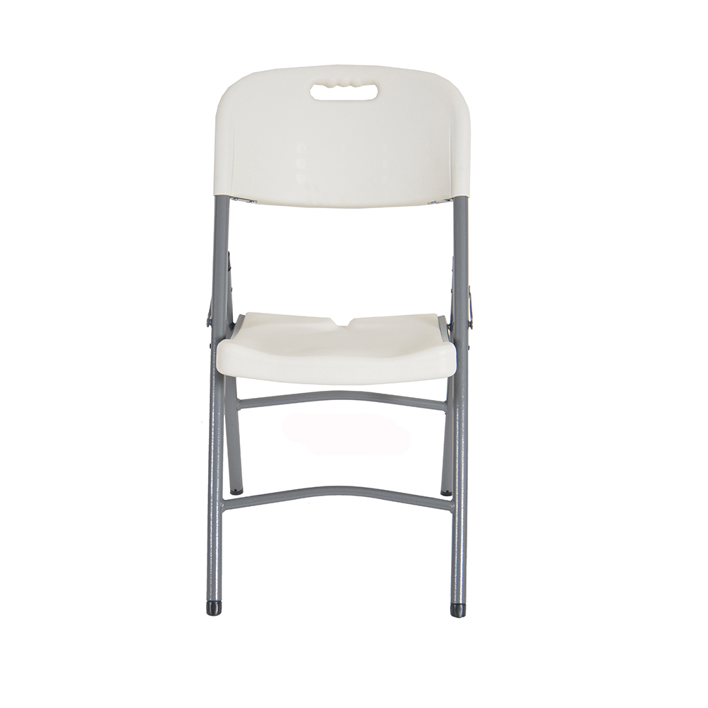 Outdoor garden white folding plastic chair