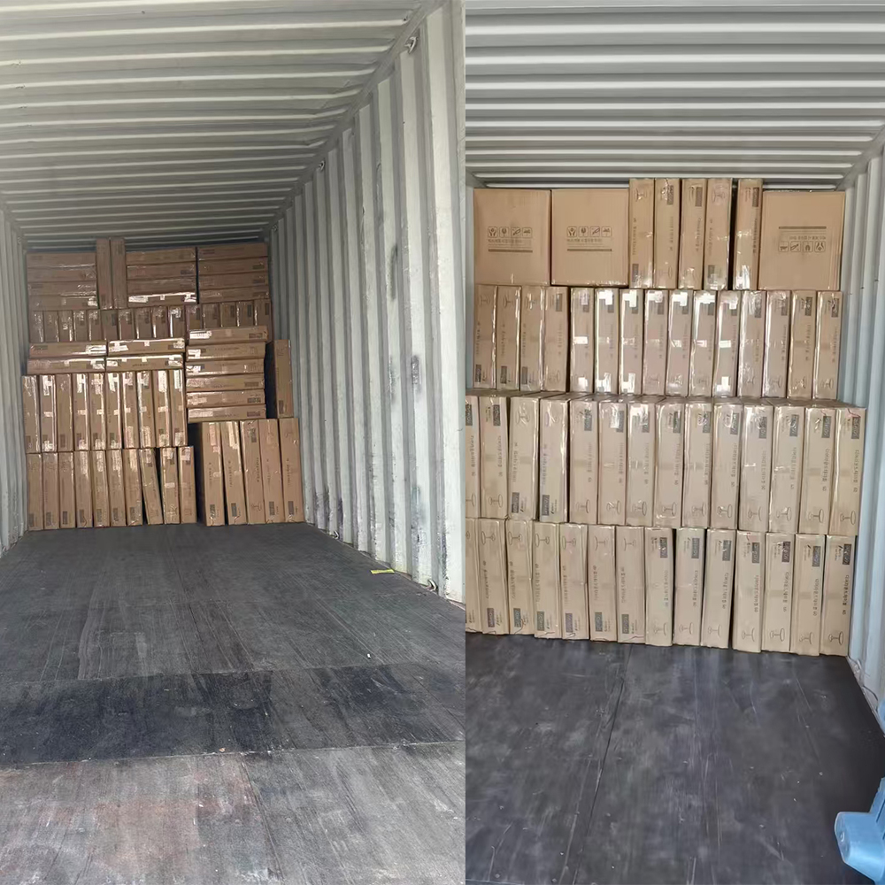 White dining table with wood legs