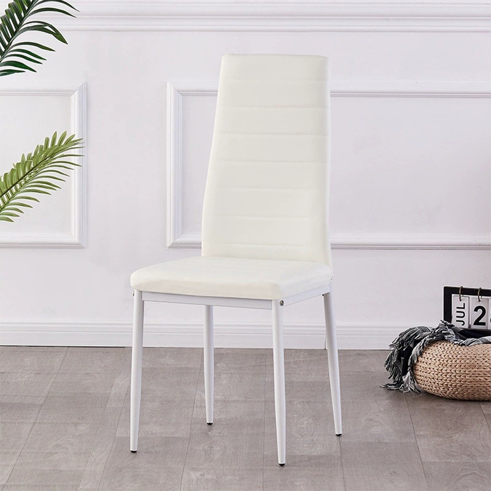 4 pieces dining chairs home modern design