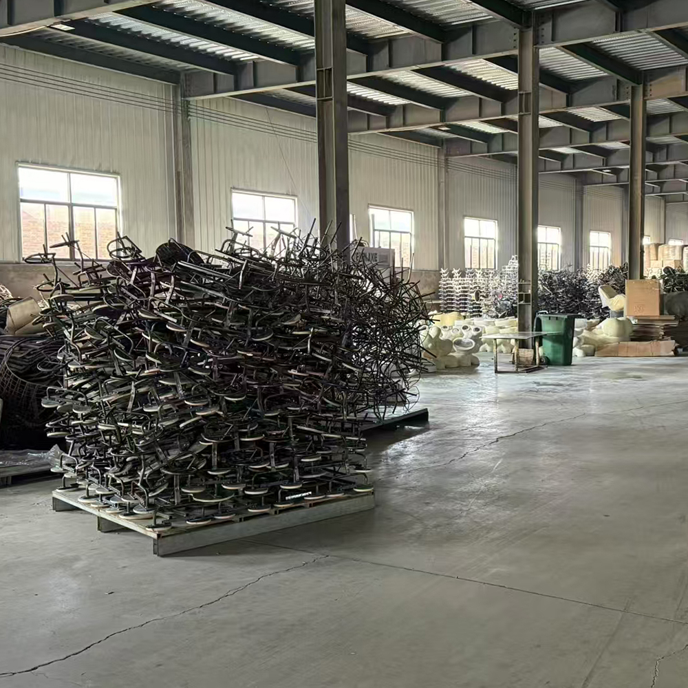 Dining chair with arms brown leather color