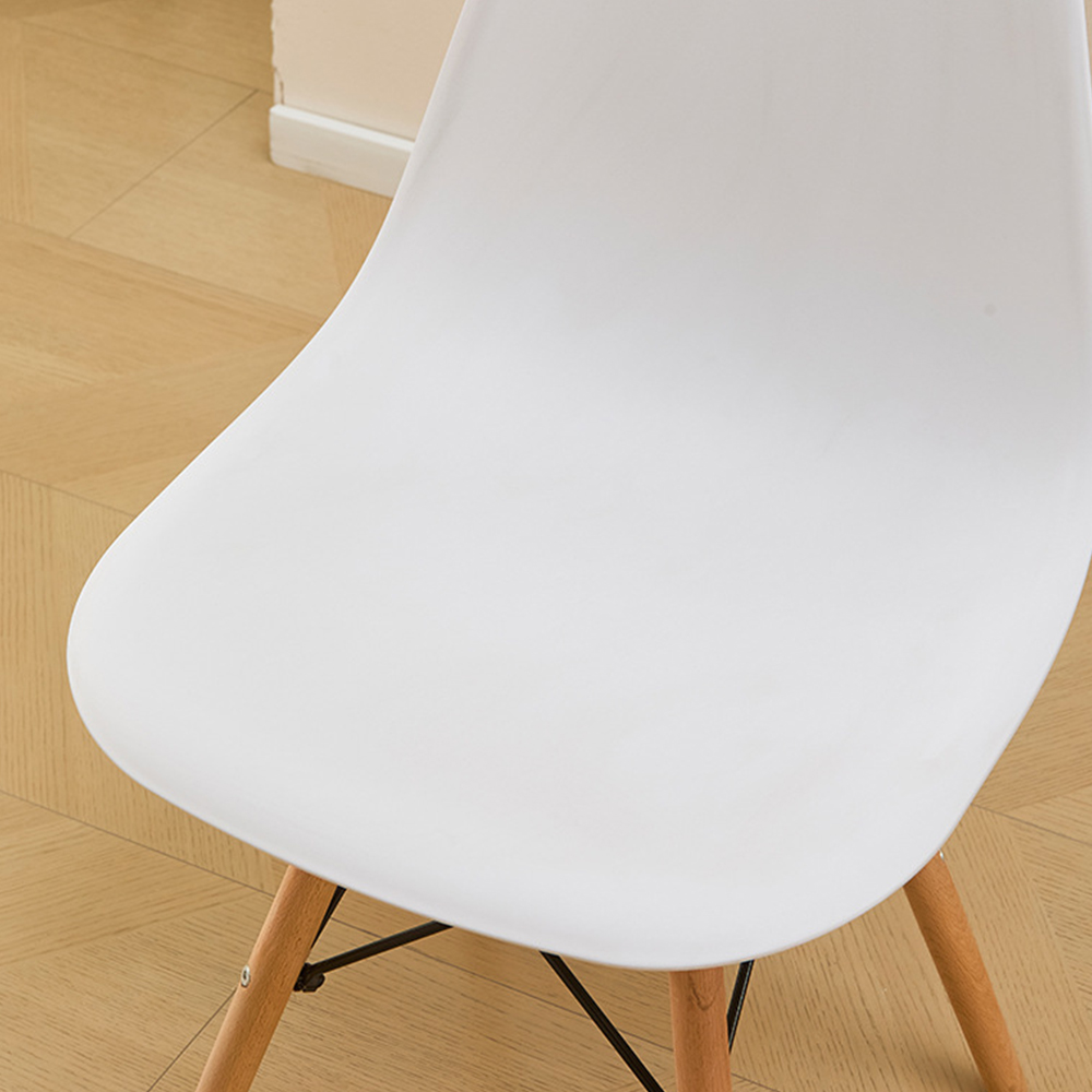 Nordic plastic chairs with wood legs wholesaler