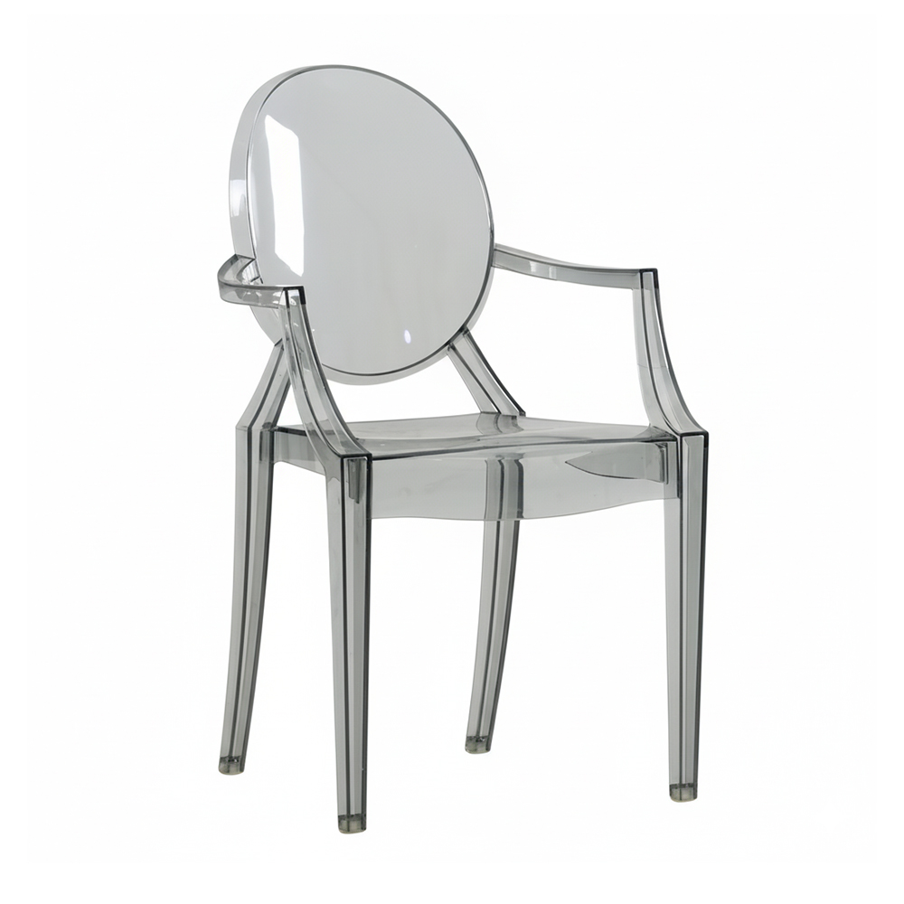 Polypropylene bistro plastic chair stackable dining chair