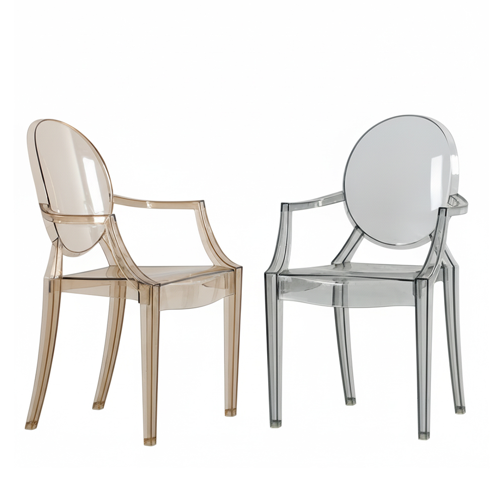 Polypropylene bistro plastic chair stackable dining chair