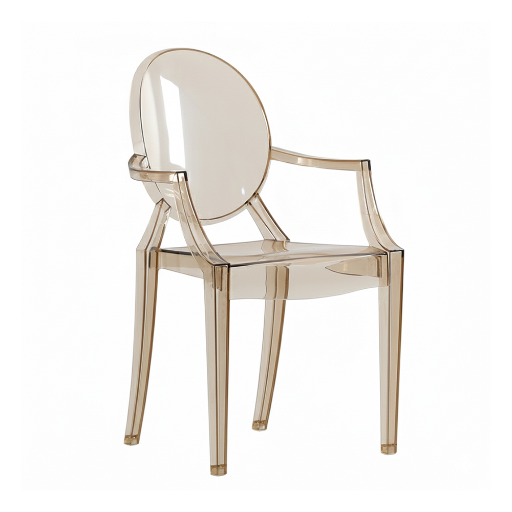 Polypropylene bistro plastic chair stackable dining chair