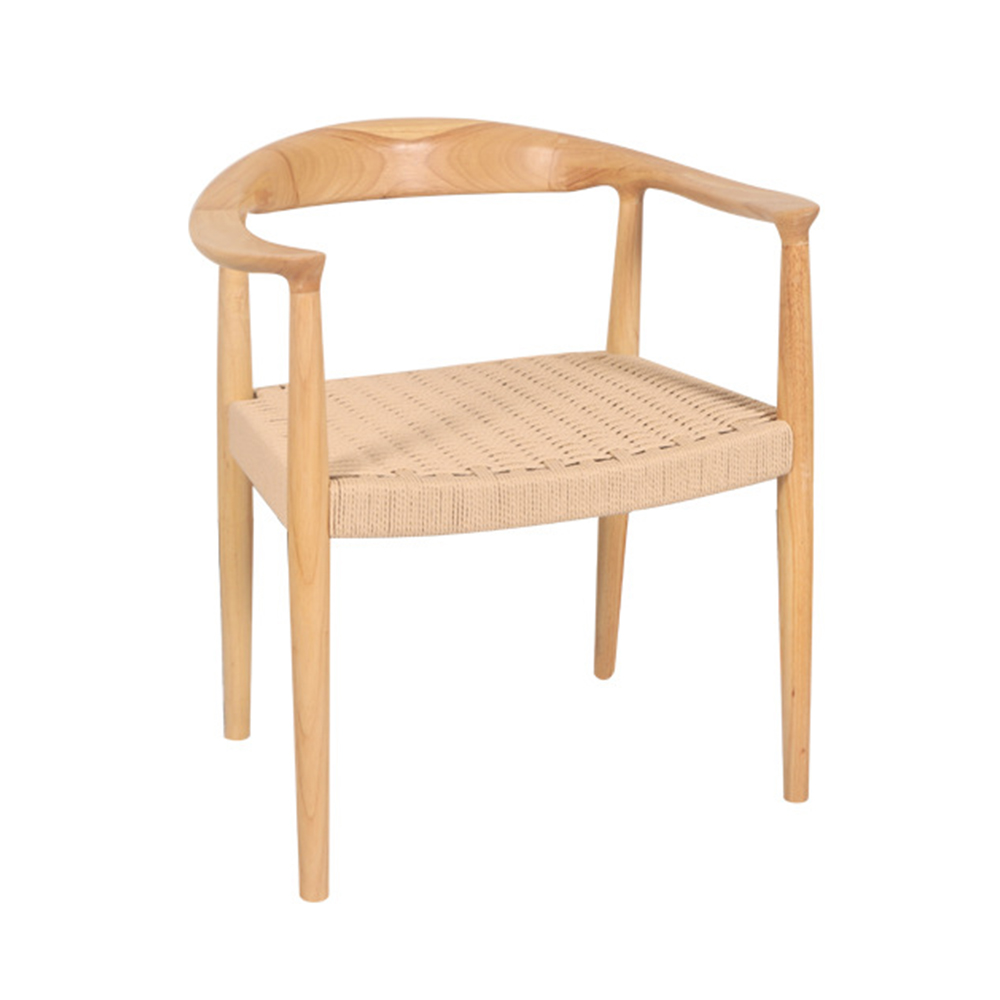 Kennedy armchair wooden frame PU cushion