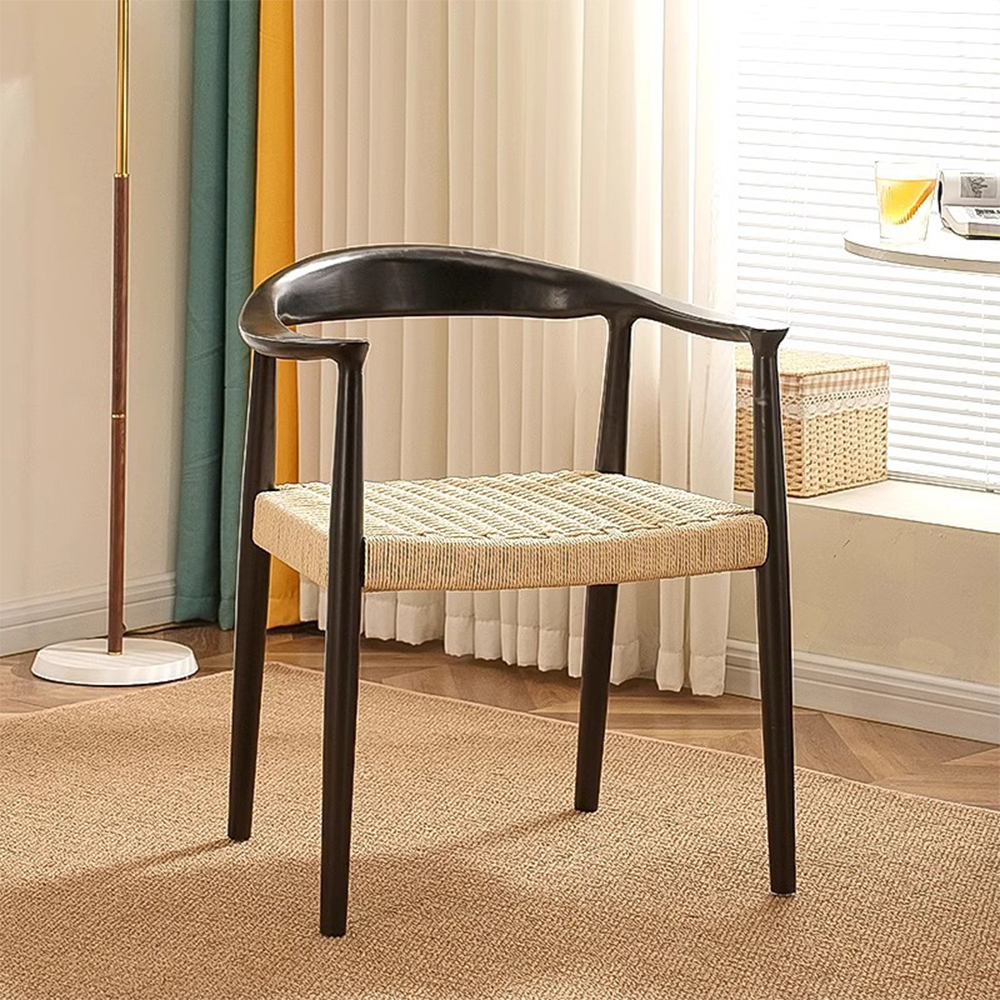 Kennedy armchair wooden frame PU cushion