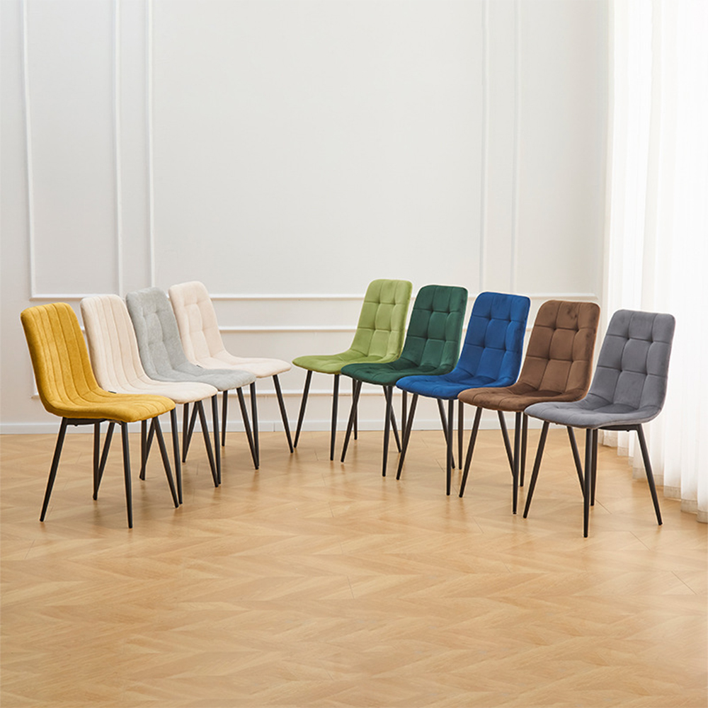 Velvet dining room chair modern