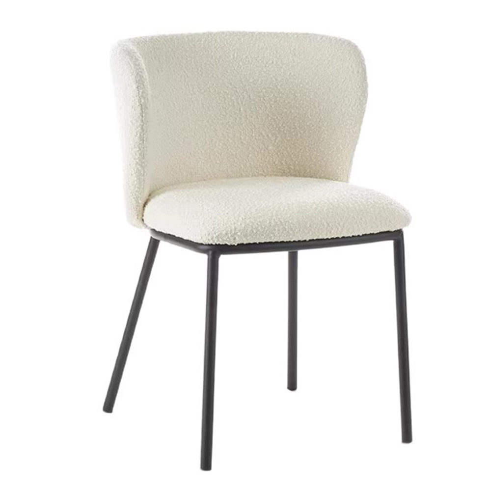 Velvet fabric comfortable backrest leisure chair