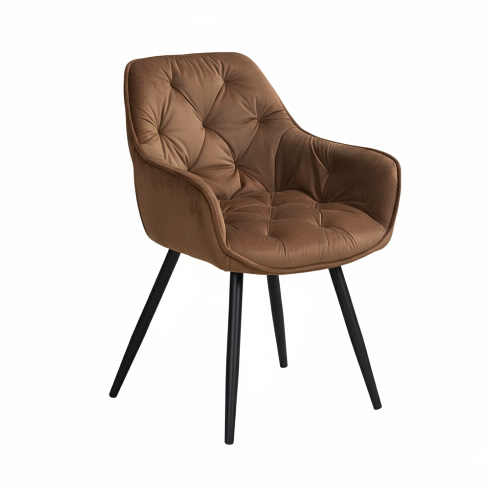 Modern leather stackable dining chair nordic