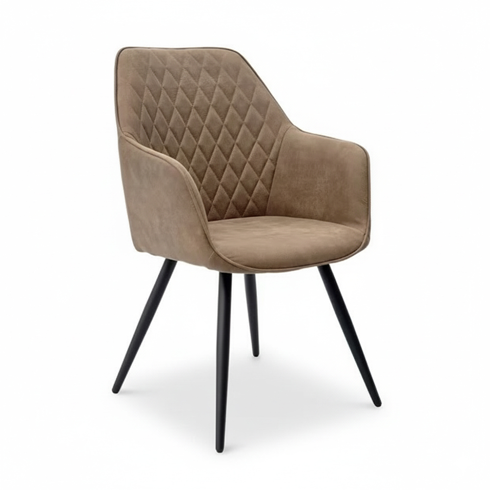 Modern leather stackable dining chair nordic