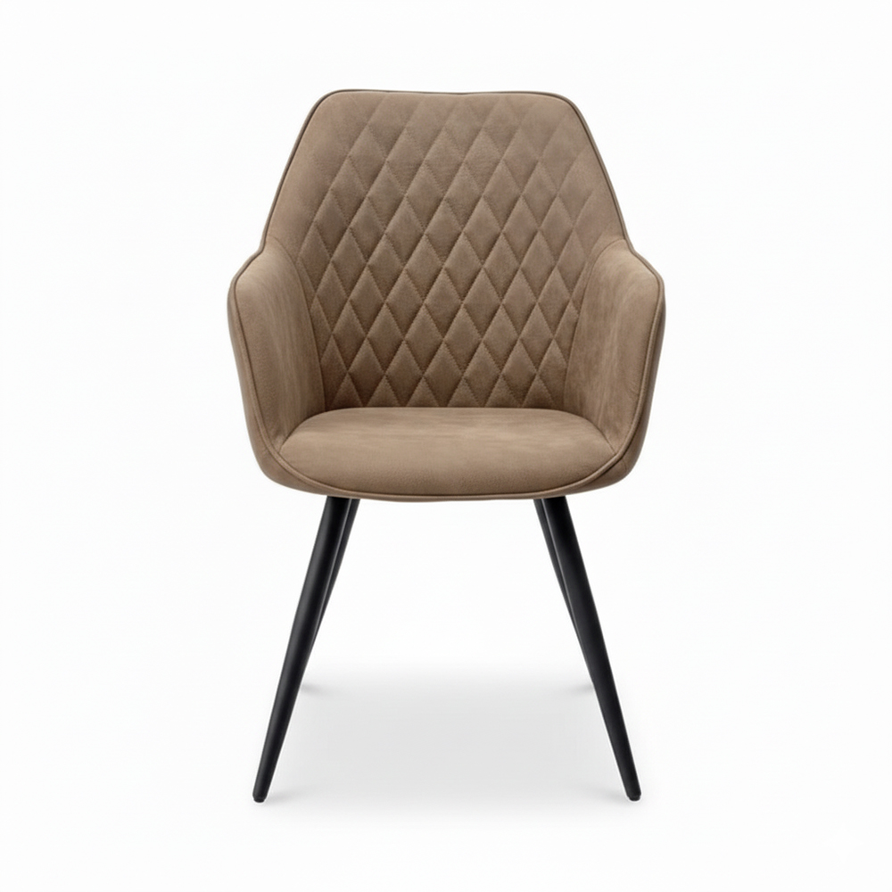 Modern leather stackable dining chair nordic