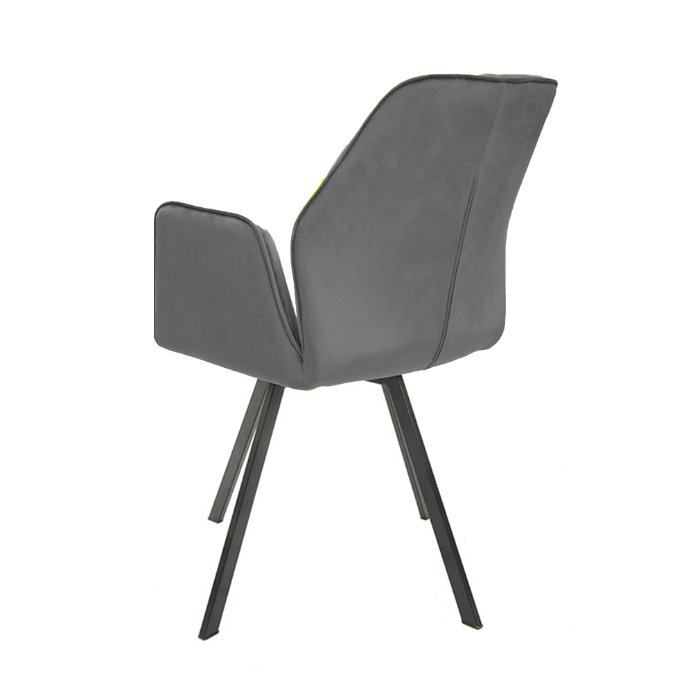 Comfortable metal frame dining chairs