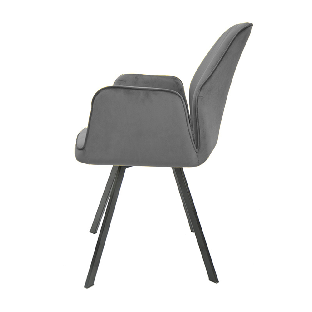 Comfortable metal frame dining chairs