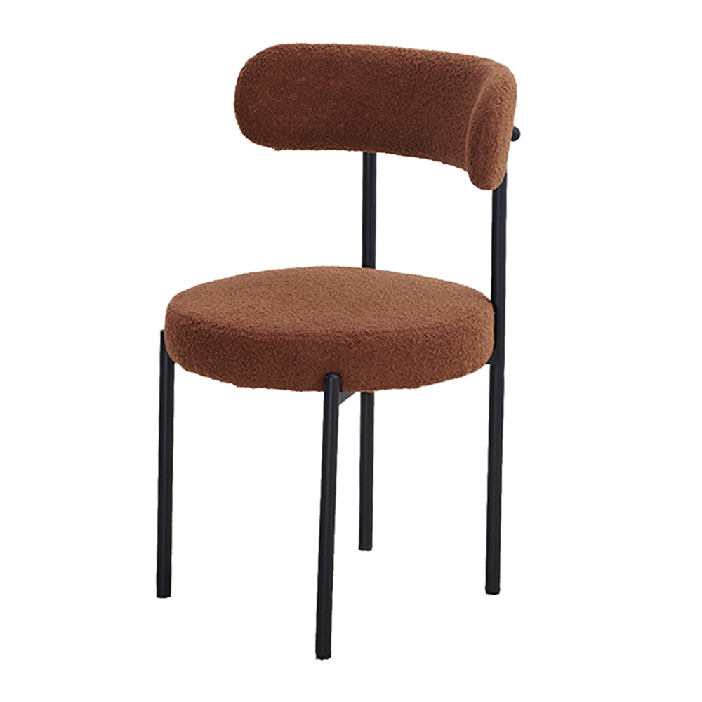 White velvet dining chairs home modern