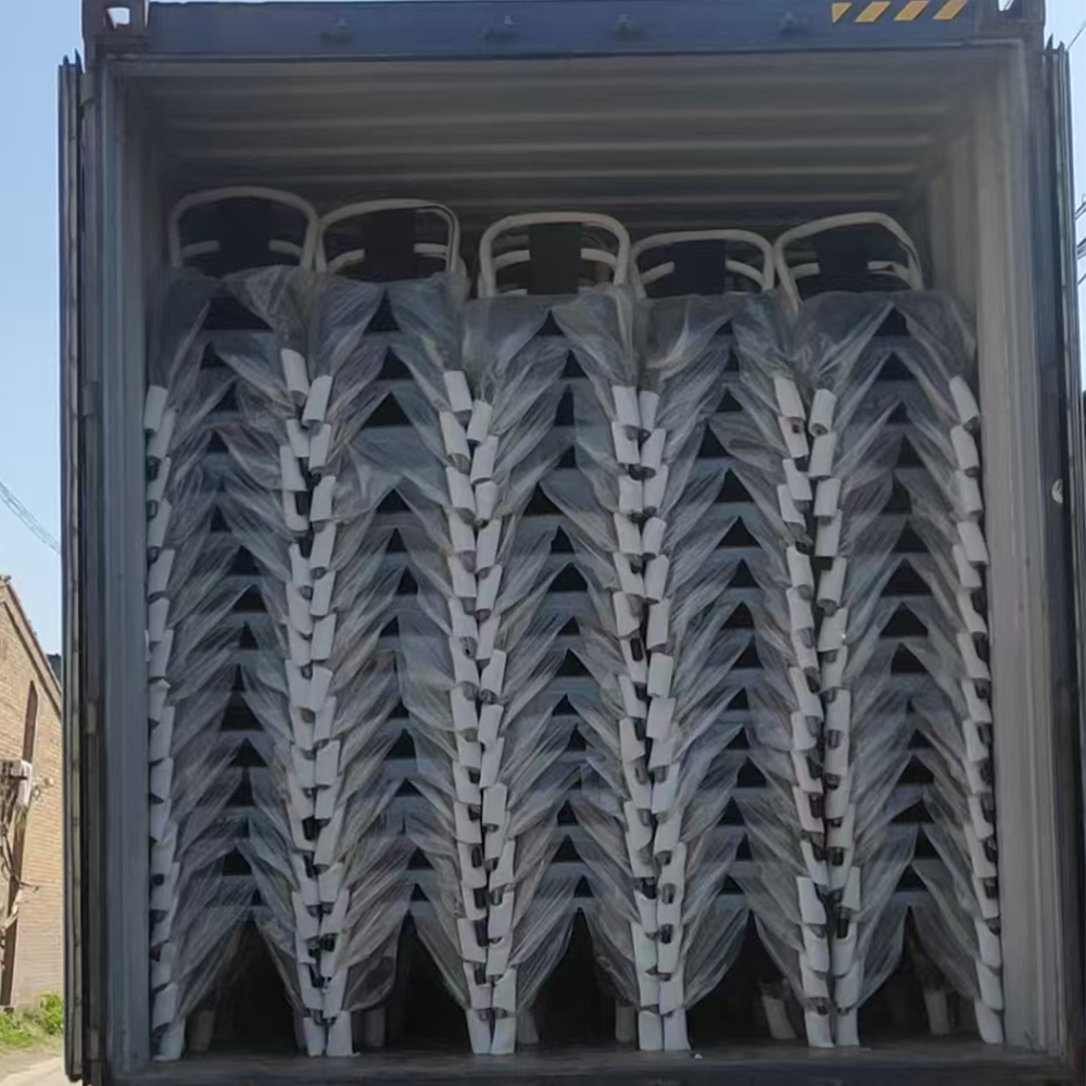 Vintage industrial iron frame metal chairs