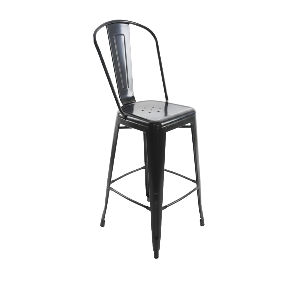 Outdoor iron stackable metal tolix coffee chair