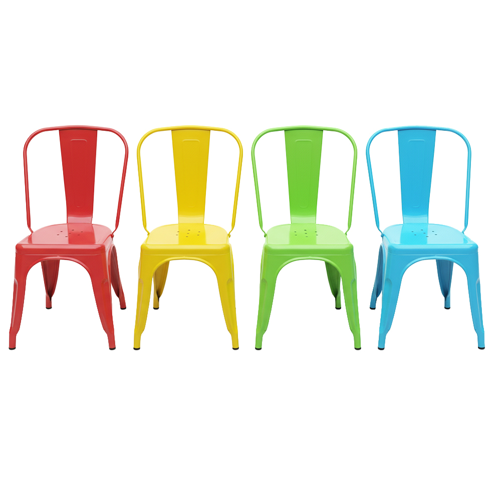 Metal tolixs bar stool counter stackable metal chair