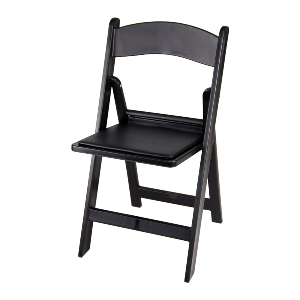 Stackable white resin wimbledon plastic folding chair for wedding