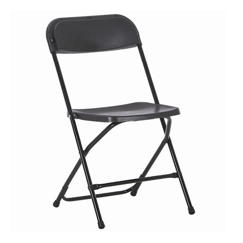 Wholesale black retro metal folding chair