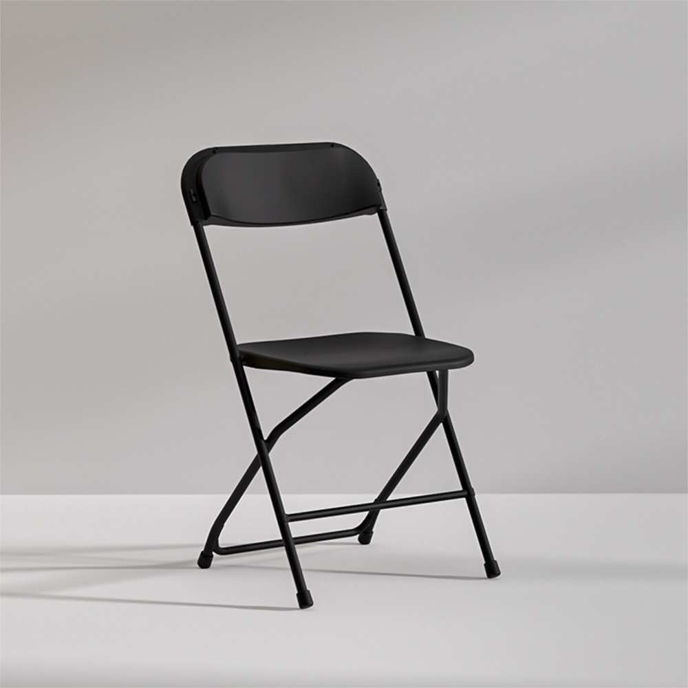 Wholesale black retro metal folding chair