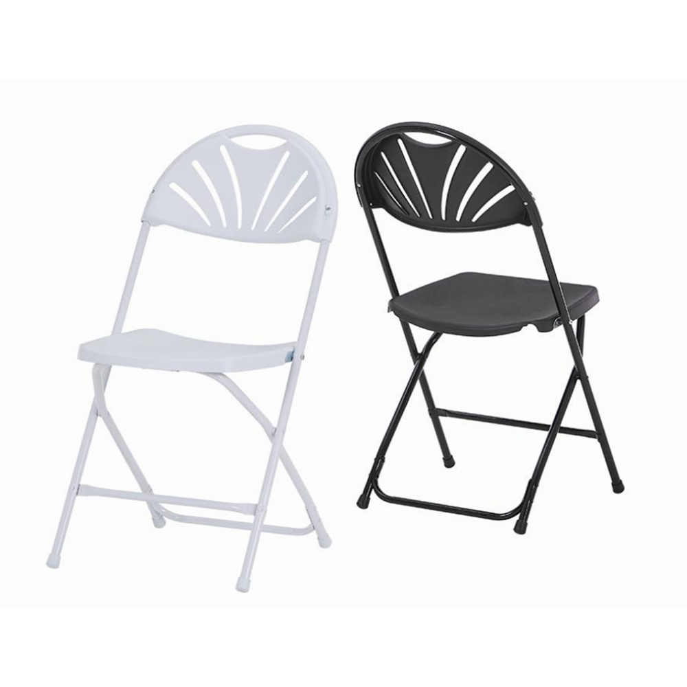Wholesale outdoor metal folding chairs with plastic seat