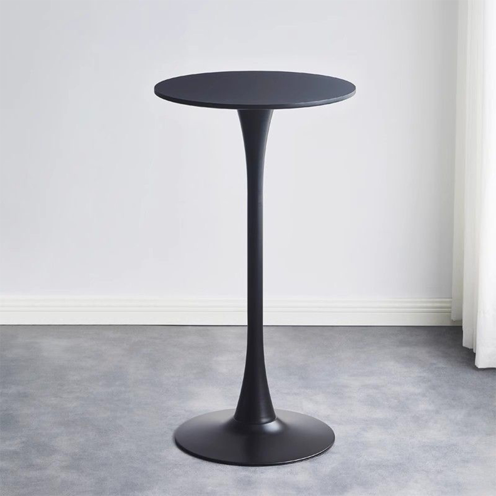 Customizable high dining bar table with iron legs