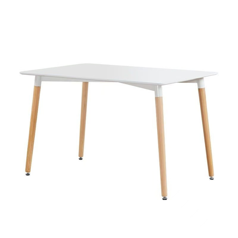 White square dining table for 6