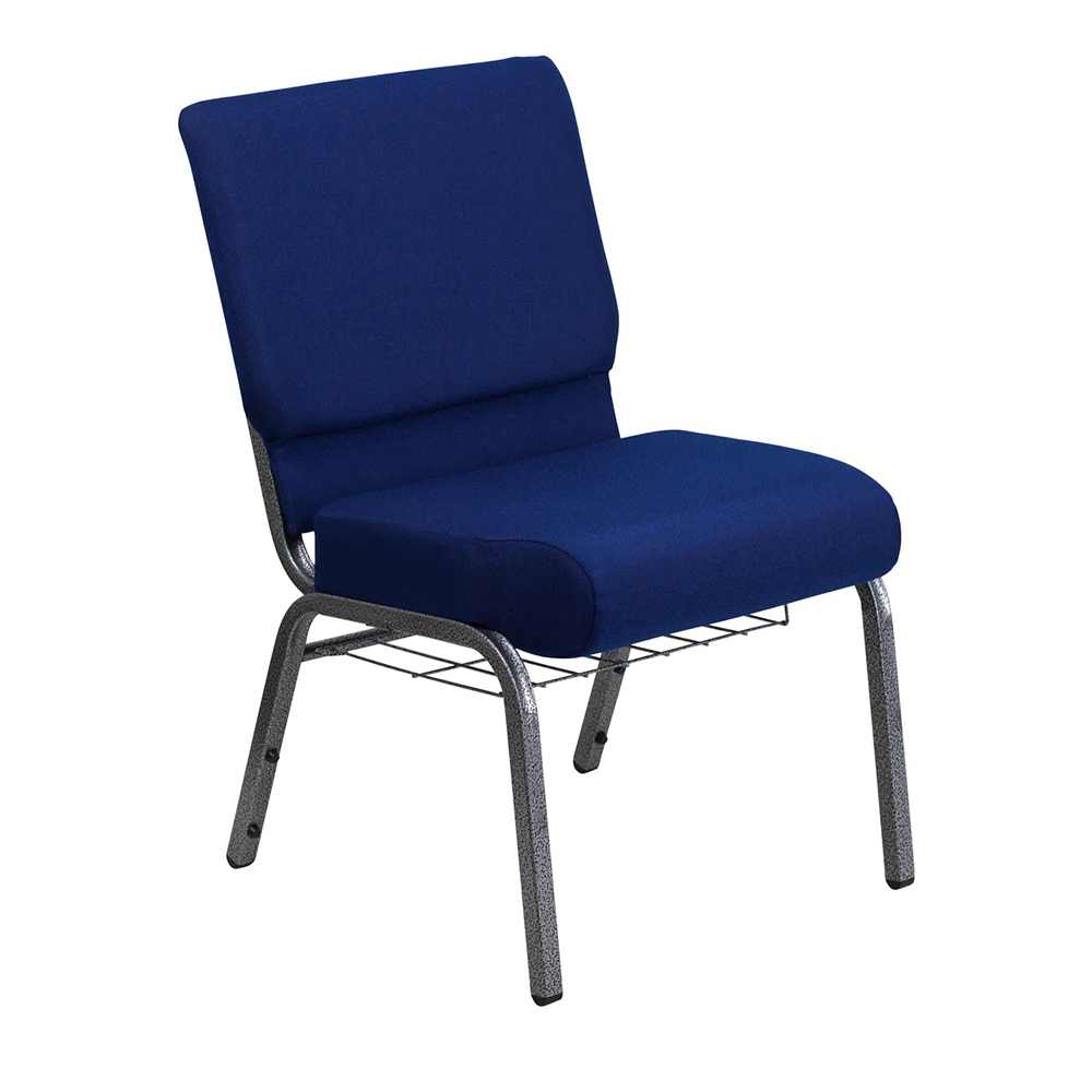 Wholesale blue metal church chairs used