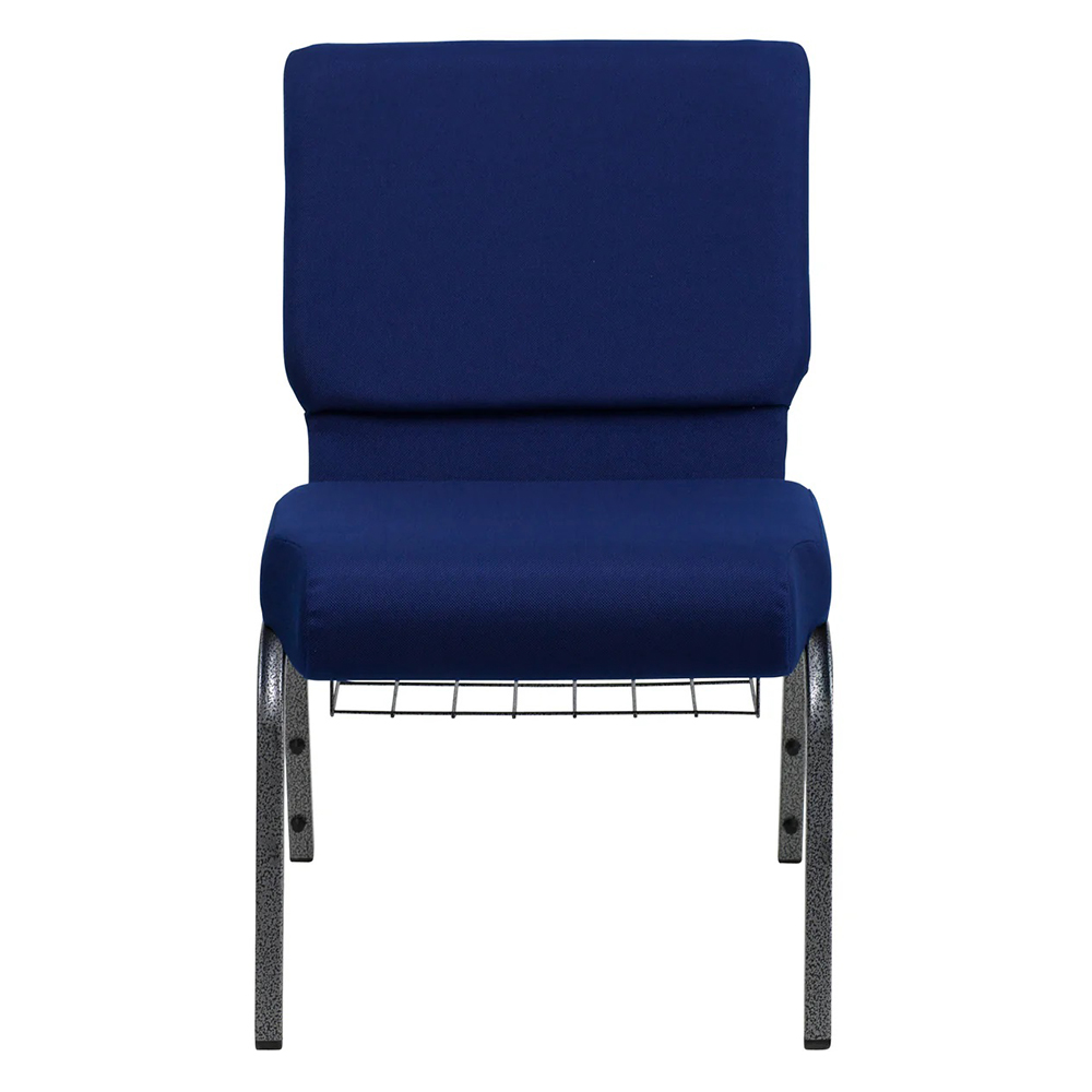 Wholesale blue metal church chairs used