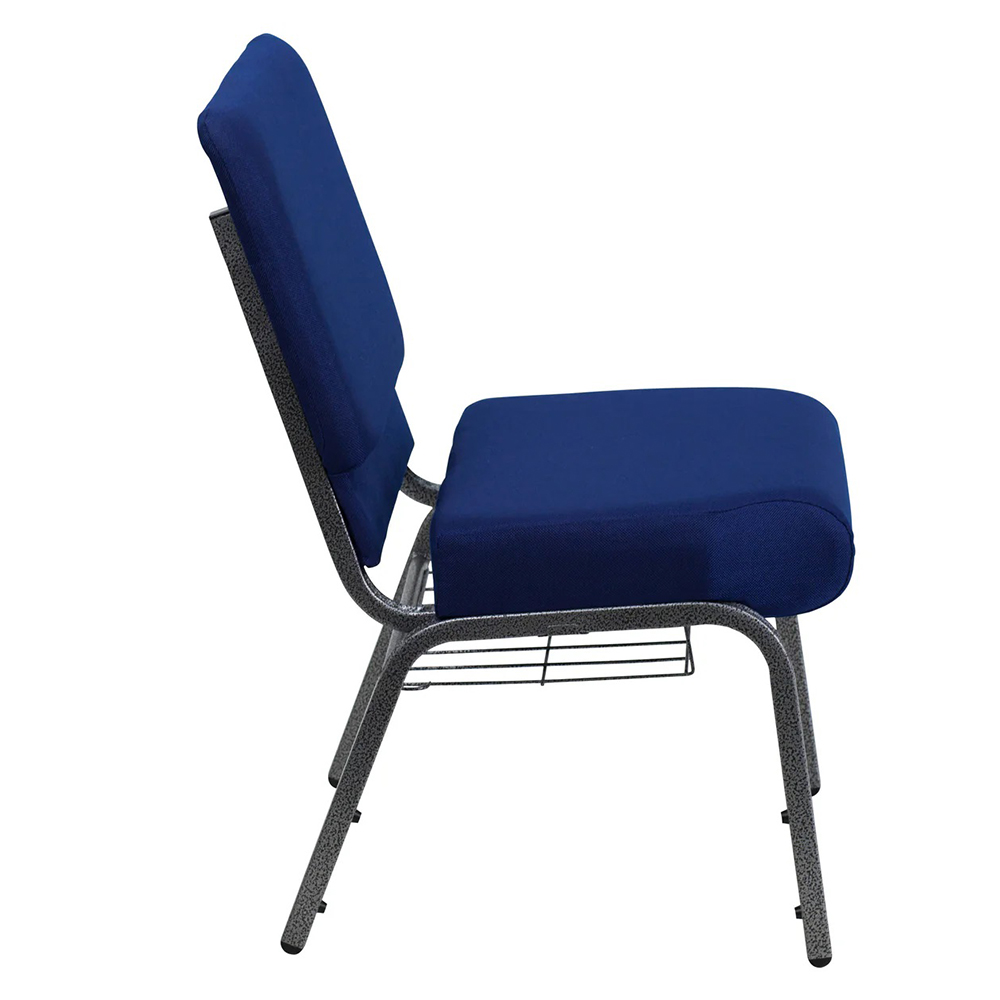 Wholesale blue metal church chairs used