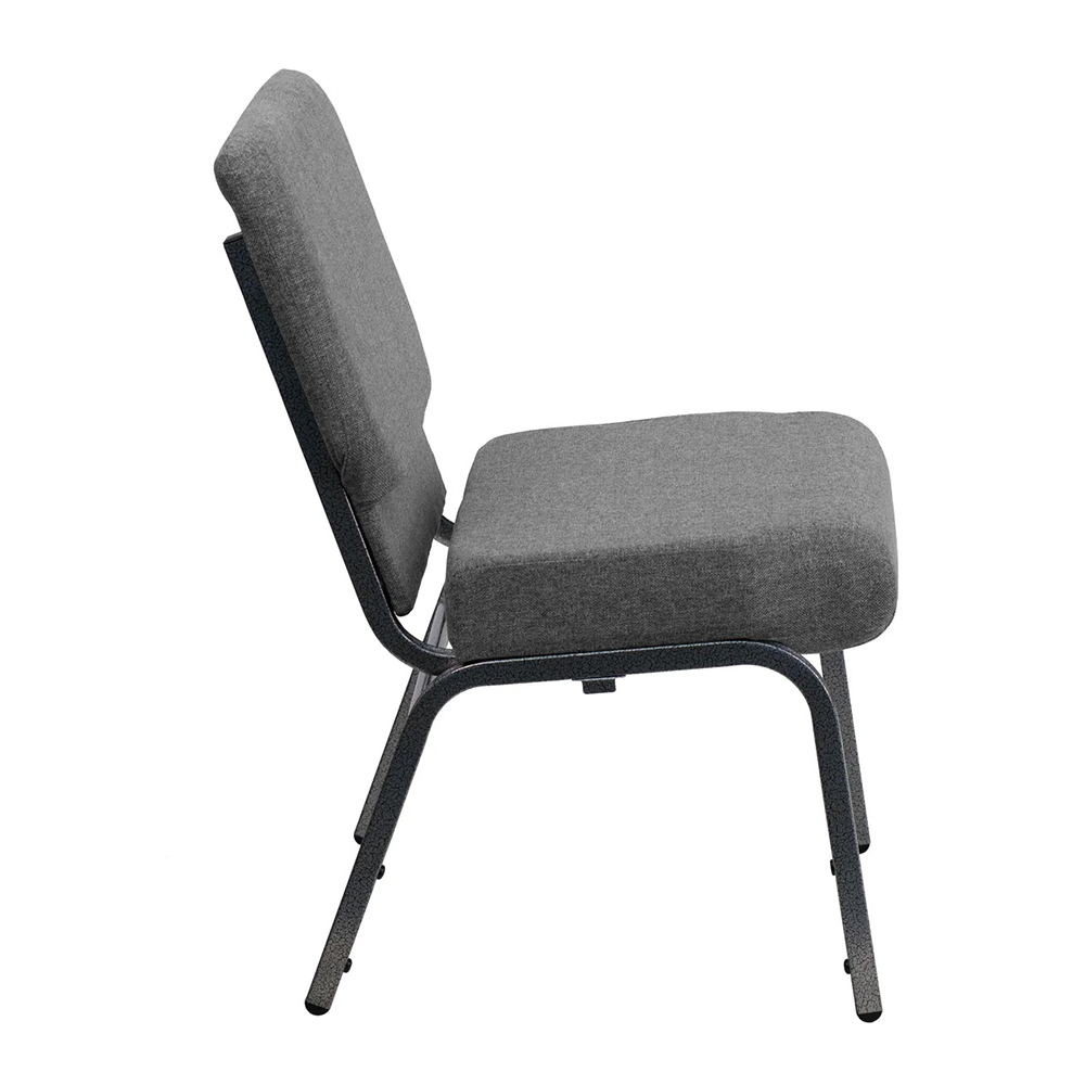 Modern stacking chapel iron church chairs for sale