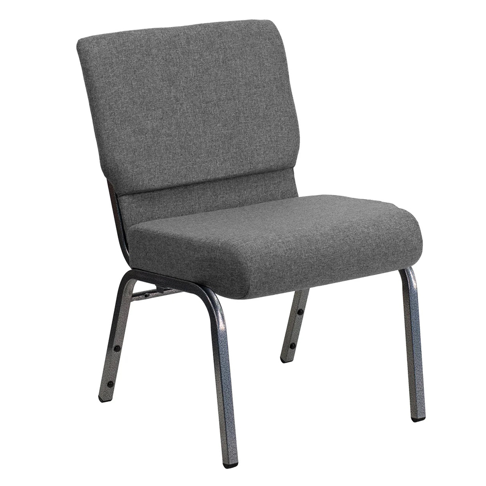 Modern stacking chapel iron church chairs for sale
