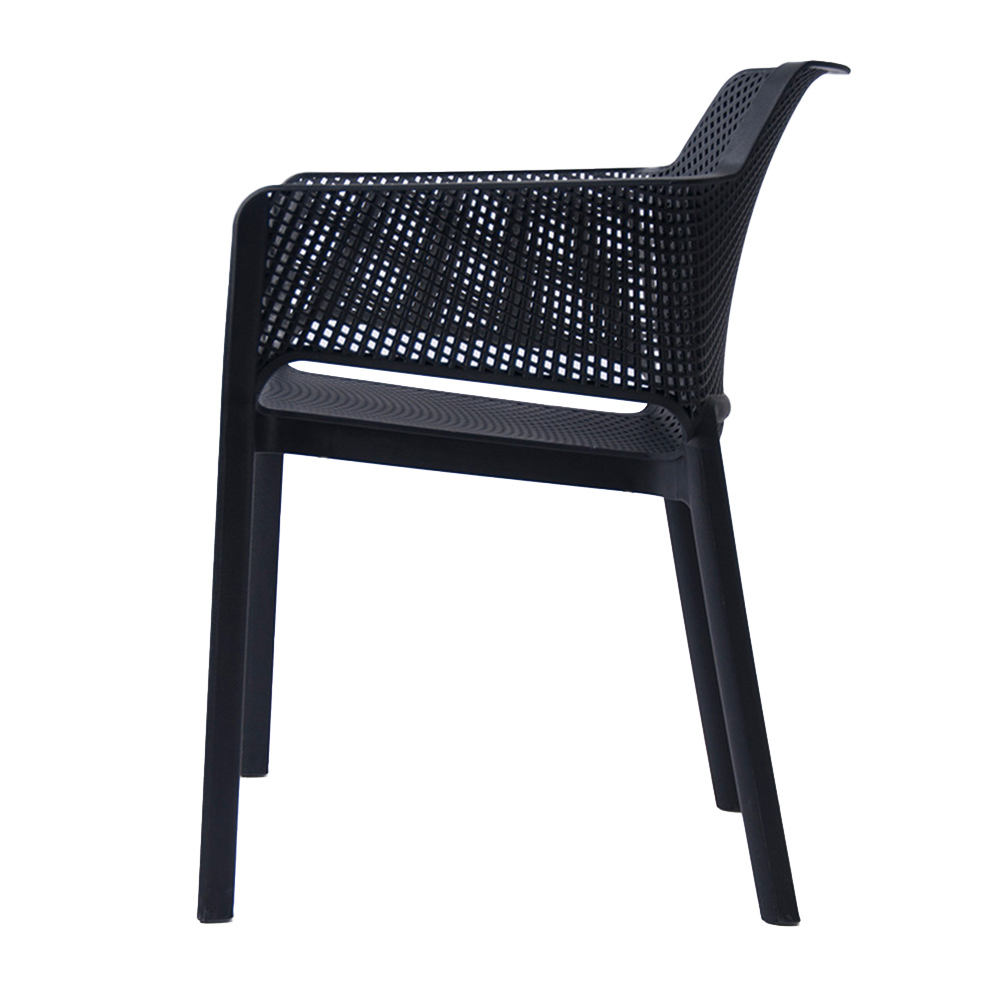 Lightweight stackable modern design plastic dining chairs waterproof for home