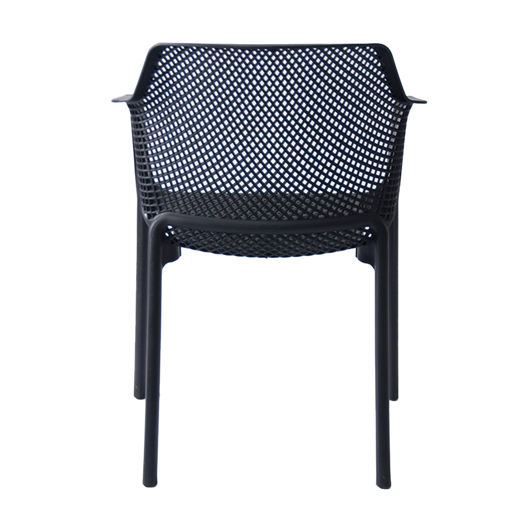 Lightweight stackable modern design plastic dining chairs waterproof for home