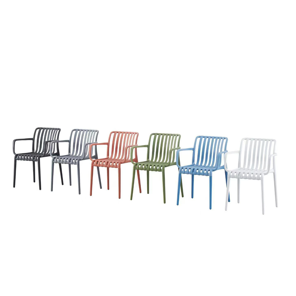 Durable modern design colorful plasticas chaise