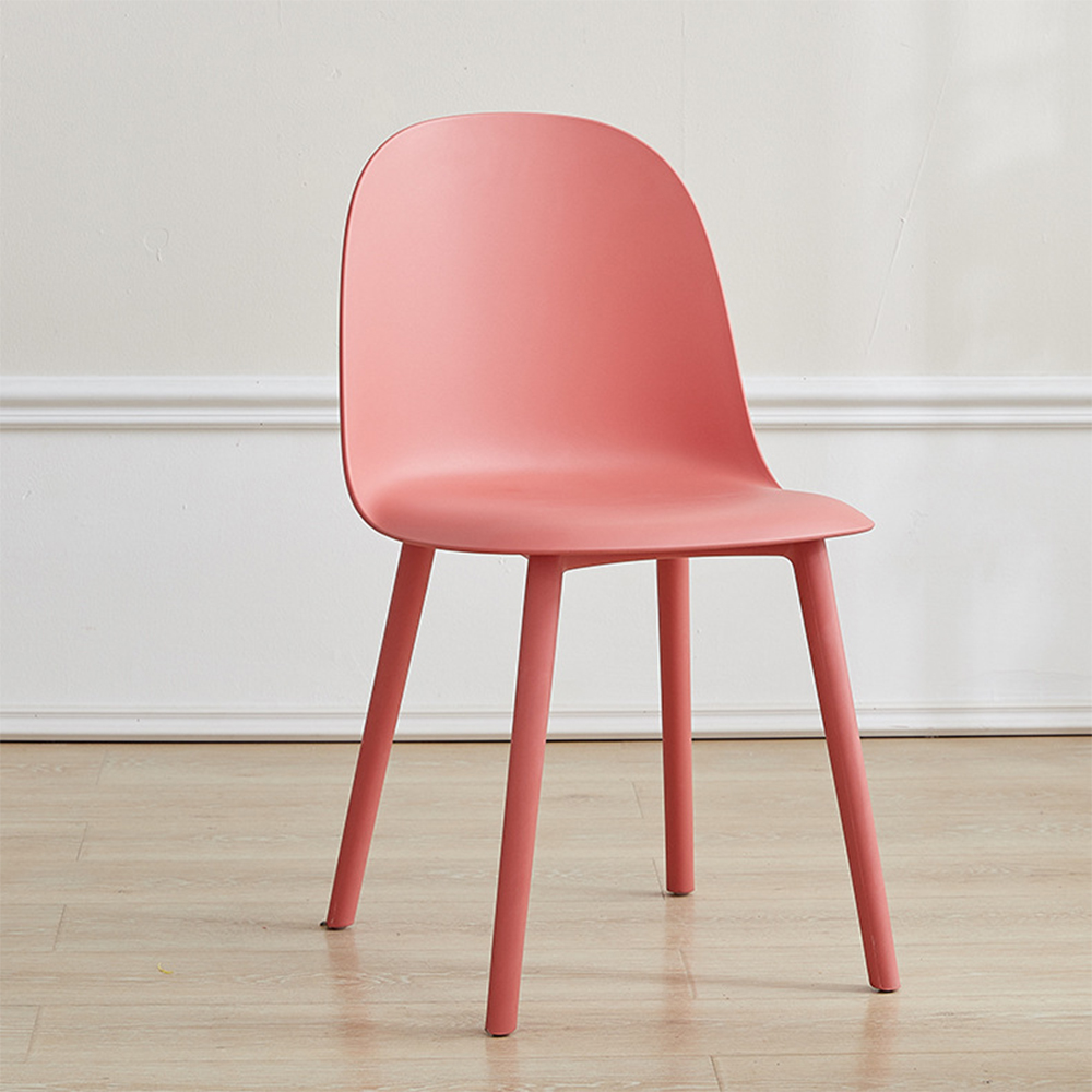 Modern hotel pp plastic chair with soft cushion