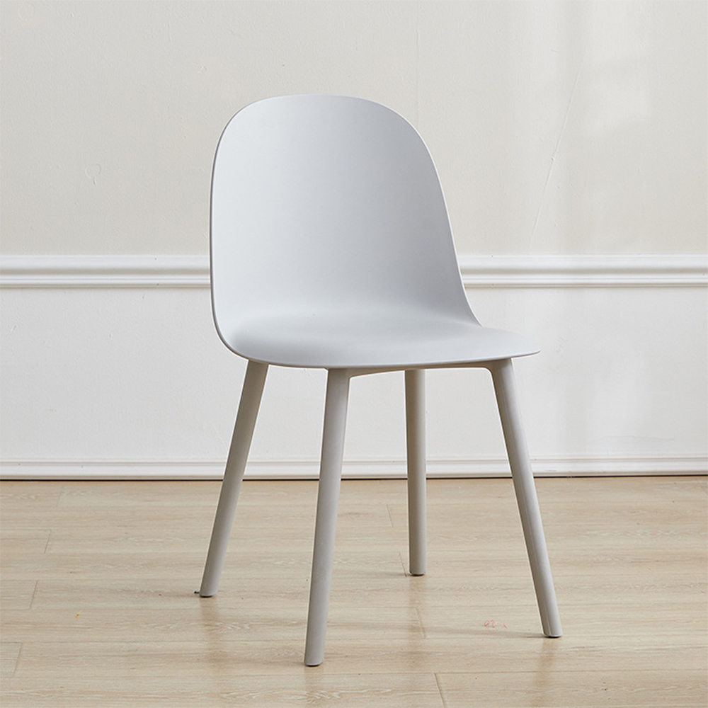 Modern hotel pp plastic chair with soft cushion